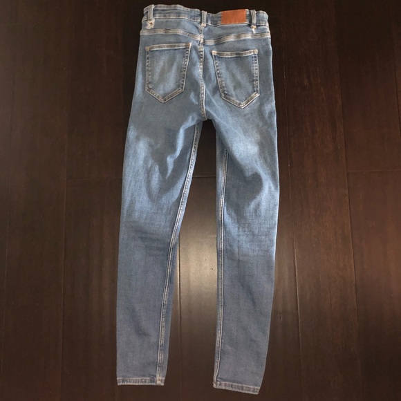 Blue Zara Skinny Jeans - Picture 2 of 4